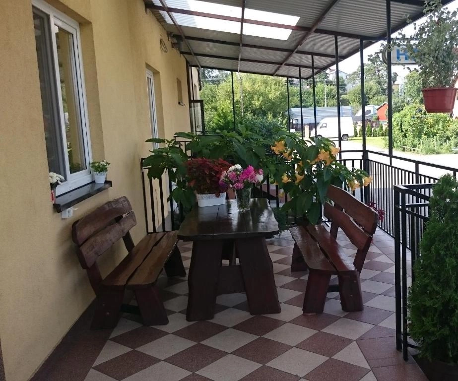 Hotel terrace and outdoor area